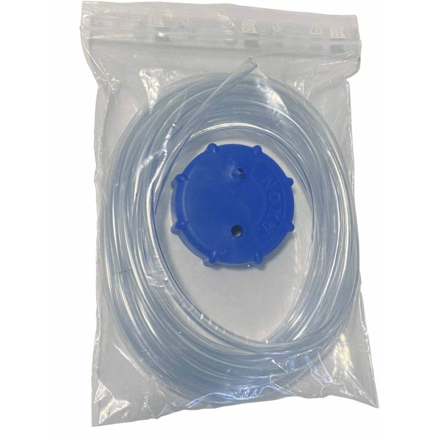 Pack bouchon avec évent AXON et tuyau pour bidons piscine 20 litres