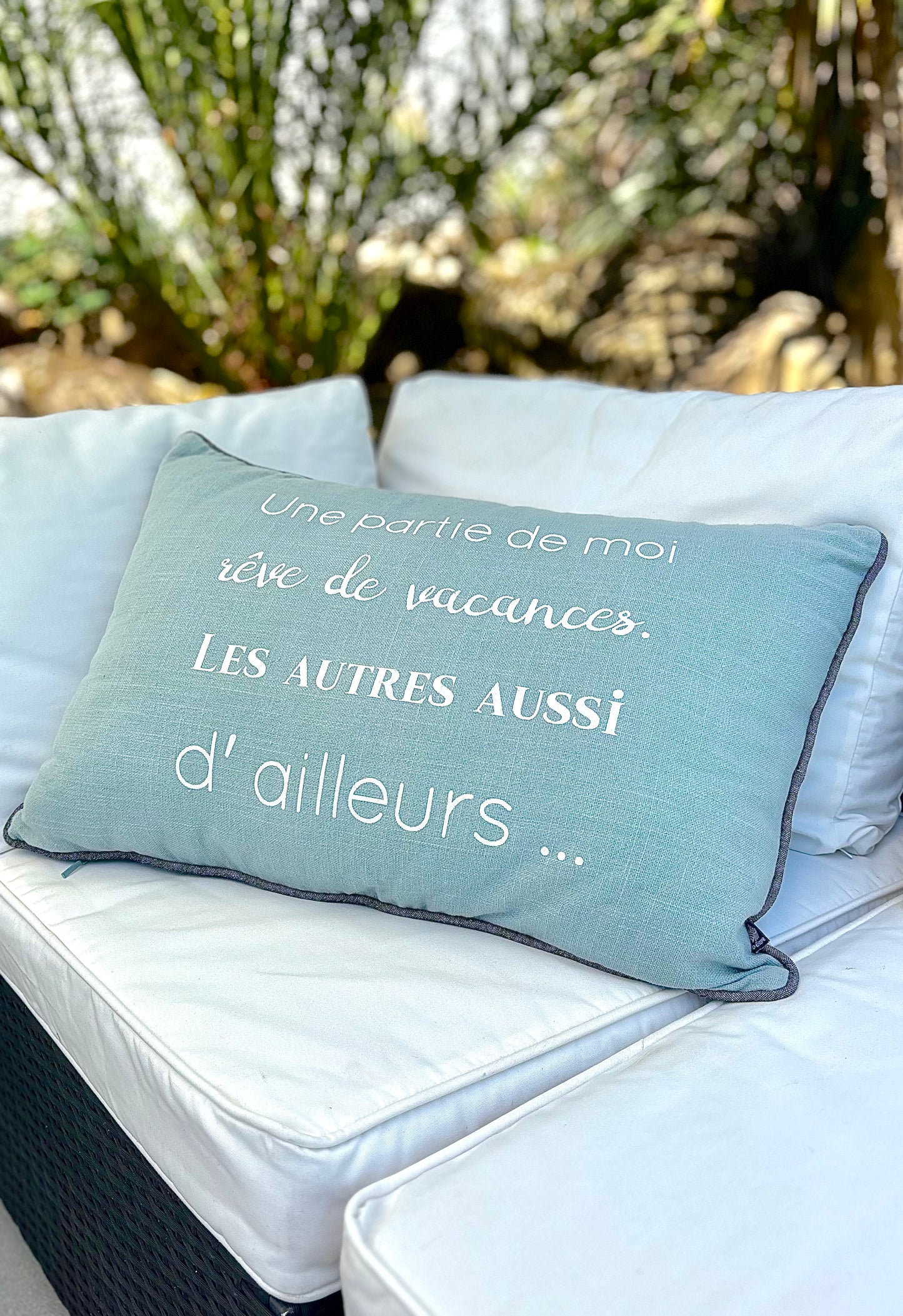 Coussin Vacances