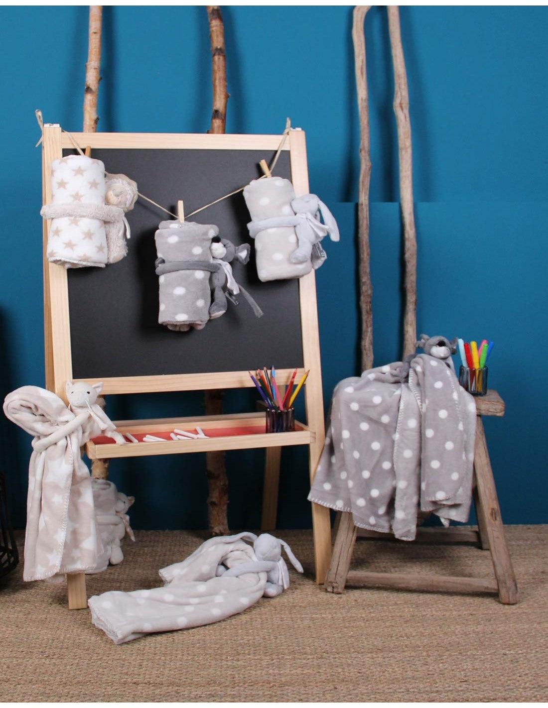 PLAIDS COLLECTION PELUCHE