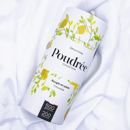 Bougie en perles de cire parfumées -  Edition Limitée - Poudrée Paris