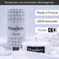 Bougie en perles de cire – Rechargeable & personnalisable – Poudrée Paris – 500g