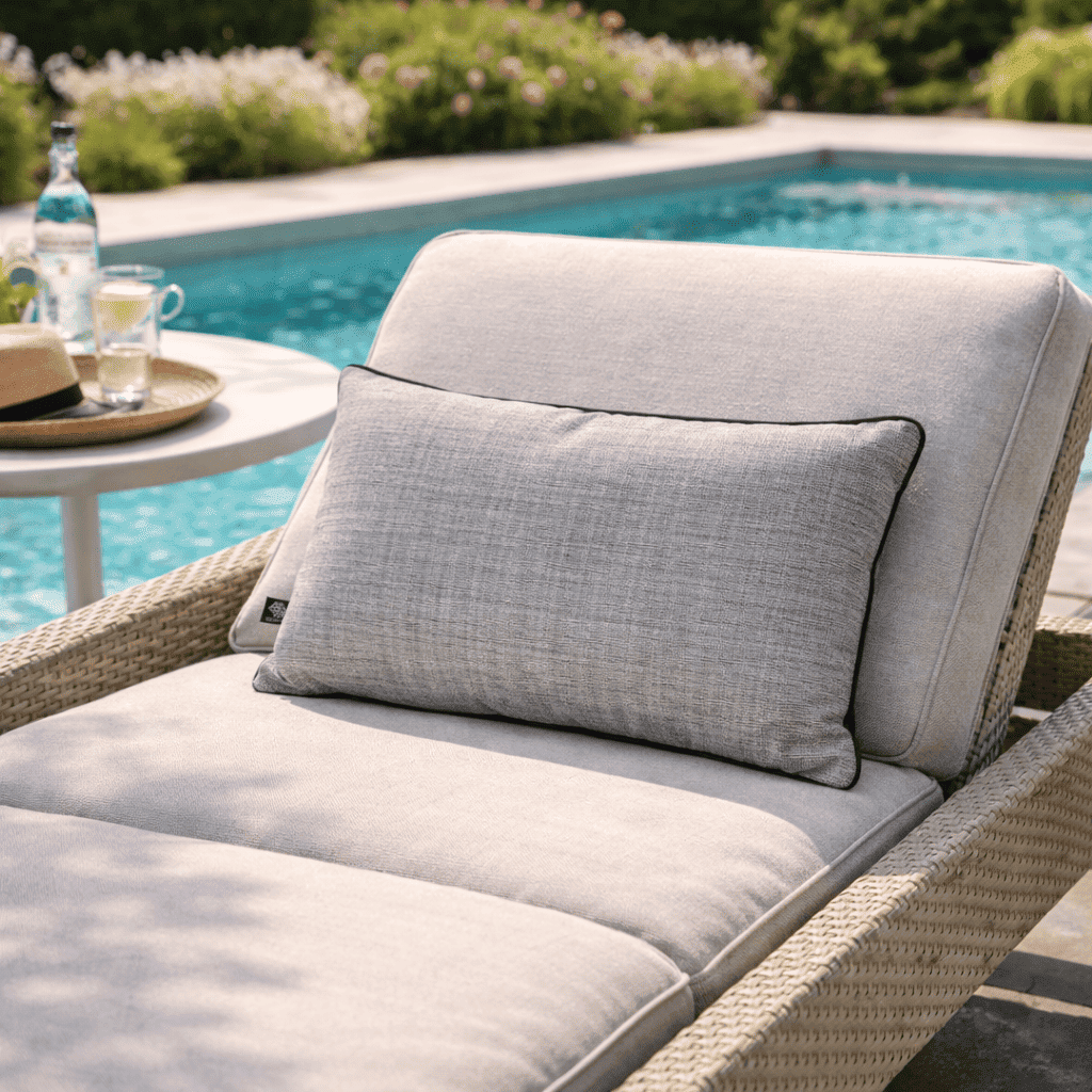 Lot de 2 coussins d'extérieur Antibes – Déperlants, anti-UV, déhoussables