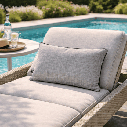 Lot de 2 coussins d'extérieur Antibes – Déperlants, anti-UV, déhoussables