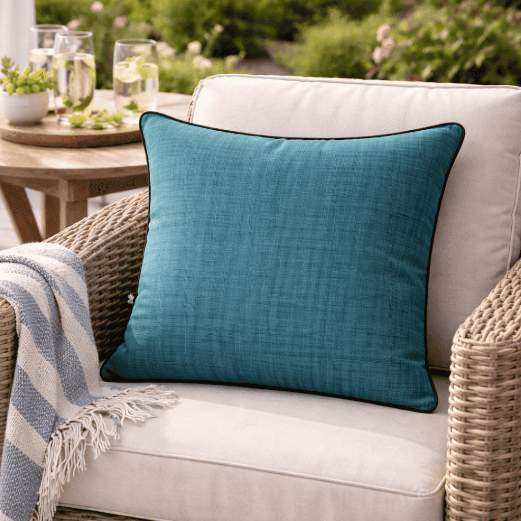 Lot de 2 coussins d'extérieur Antibes – Déperlants, anti-UV, déhoussables