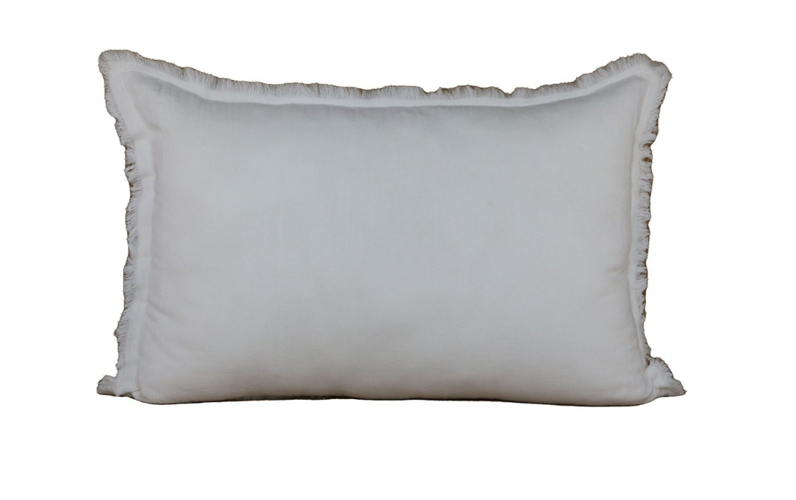 Coussin ROMANE en gaze de coton lavé