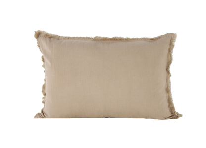 Coussin ROMANE en gaze de coton lavé