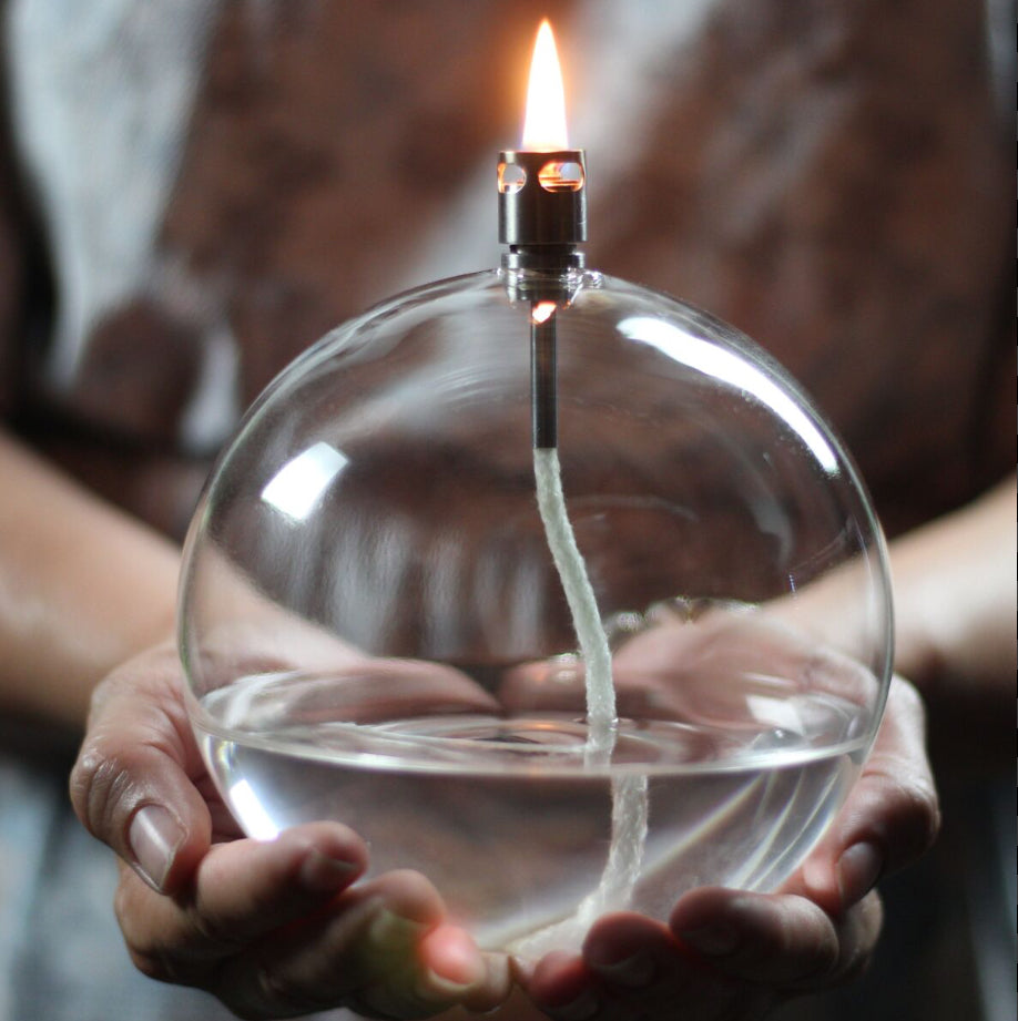 Pack Trio de Lampes à Huile Boules + Bouteille de Paraffine Offerte – Peri Living