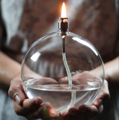 Pack Trio de Lampes à Huile Boules + Bouteille de Paraffine Offerte – Peri Living