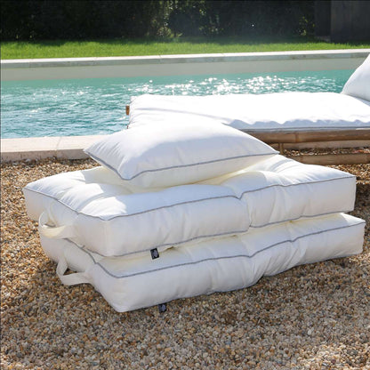 Coussin extérieur “Juan les Pins” – Déhoussable – Tissu Anti-UV