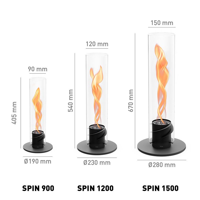 SPIN 900 | 1200 | 1500 - Feu de Table