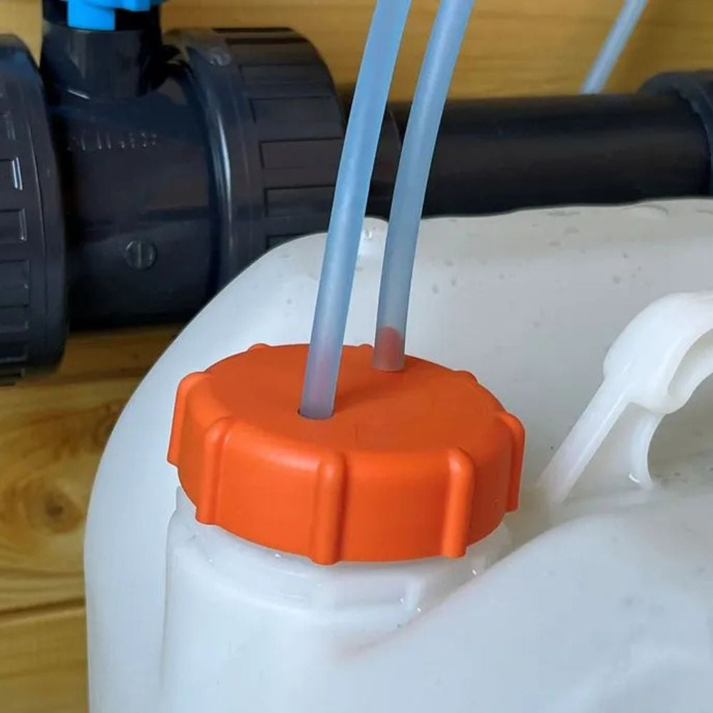 Bouchon avec évent pour bidons 20 L – Accessoire local technique piscine