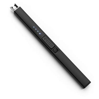 Briquet rechargeable à arc électrique pour lampes à huile, bougies et photophores