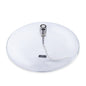 Lampe à huile Disque – Verre Soufflé Transparent – Peri Living