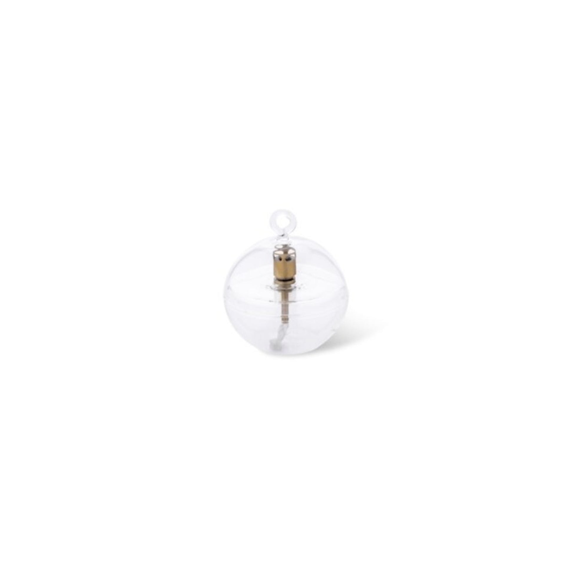 photo de la petite lampe à huile ronde cover fermé et éteinte