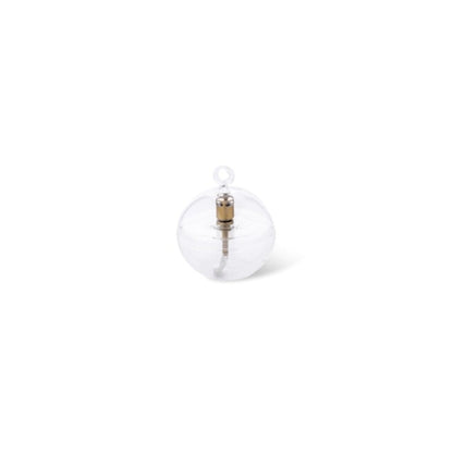 photo de la petite lampe à huile ronde cover fermé et éteinte