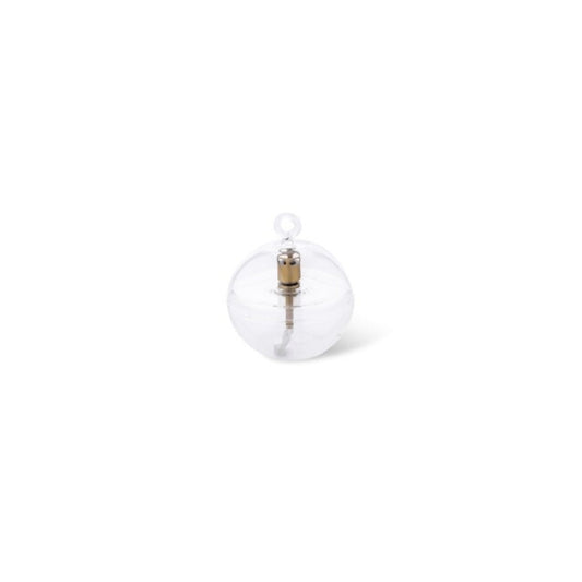 photo de la petite lampe à huile ronde cover fermé et éteinte