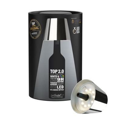 pack du bouchon lumineux couleur chrome
